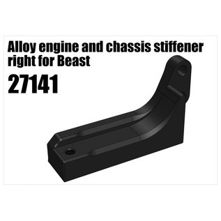 RS5 Modelsport Alloy engine and chassis stiffener right for Beast
