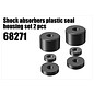 RS5 Modelsport Shock absorbers plastic seal housing set 2pcs