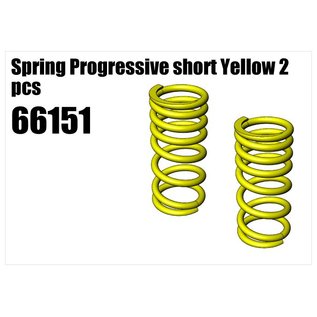 RS5 Modelsport Spring Progressive short Yellow 2pcs