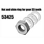 RS5 Modelsport Nut and shim ring for gear 33 teeth