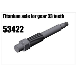 RS5 Modelsport Titanium axle for gear 33 teeth