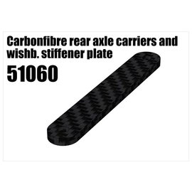 RS5 Modelsport CFK rear axle carriers and wishbone stiffener plate