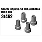 RS5 Modelsport Steel Spacer for push-rod ball-joint d4x4 mm 4pcs