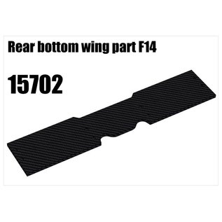 RS5 Modelsport CFK rear bottom wing part