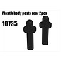 RS5 Modelsport Plastik body posts rear 2pcs