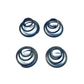 Conical springs for drive shafts