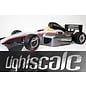 Lightscale F1 Bodyshell Silhouette 1.0mm lexan unpainted (universal)