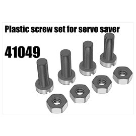 RS5 Modelsport Plastic screw set for servo saver