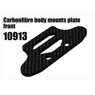 RS5 Modelsport Carbonfibre body mounts plate front