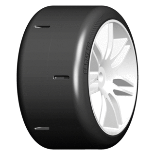 GRP XM1 ExtraSoft - glued on Spoked Wheel - 1 Pair