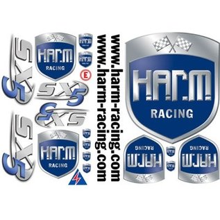 HARM Racing Decal H.A.R.M. Racing complete with SX-5 logo