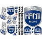 HARM Racing Stickerset H.A.R.M. Racing compleet met SX-5 logo