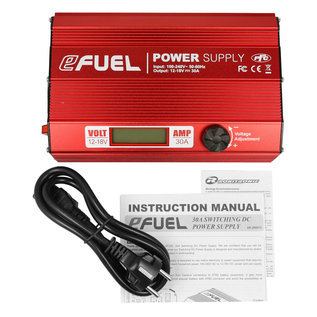 SkyRC eFuel 30A 12-18 Volt power supply with LCD Display