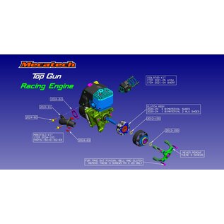 Mecatech Racing Springs for manifold-exhaust connection(8 pcs)