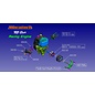 Mecatech Racing Screws and washers M5x14 for manifold (2 + 2 pcs)