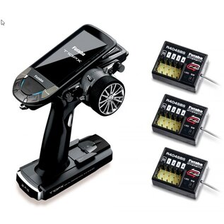 Futaba T10PX + 3x R404SBS Super Response Digital RC System