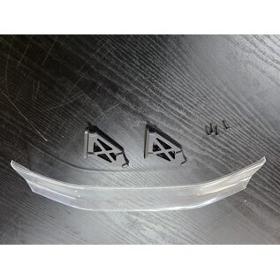 Model Car Studio Rear wing Lexan for Porsche GT4 bodyshell
