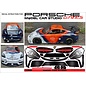 Model Car Studio Porsche GT4 stickerset (compleet)