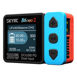 SkyRC SkyRC B6neo 2 DC Charger15A/300W Rood / blauw