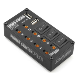 MuchMore Power Supply Station Pro Multi-Distributor Box w/USB (Black)