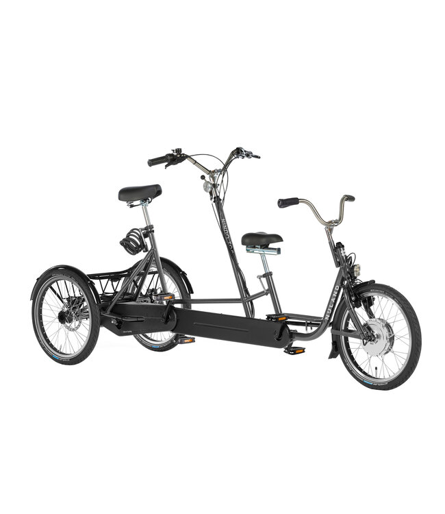 Nijland Cycling Nijland Nindo Too Three-Wheel Tandem – Parent-child tandem with three wheels