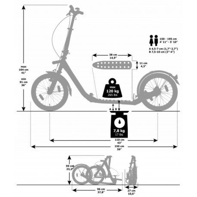 Kickbike Clix White