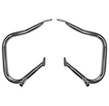 TC-Choppers crash bar - engine guard Big Buffalo rear Black or Chrome: Touring FLH/FLT 2014-UP