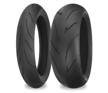 Shinko 120/70 ZR 17 F011 58W TL - pneus avant F011 Verge radiale