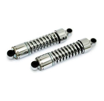 MCS shock absorber 12 Inch chrome - Fits:> 73-86 FL,FLH; 73-86 FX; 80-86 FXWG