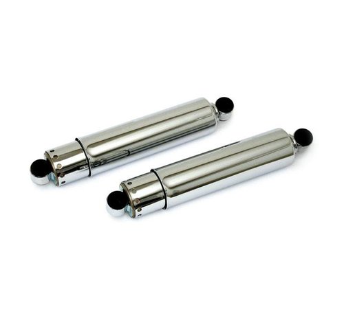 MCS shock absorber 12 inch chrome : Fits:> 73-86 FL FLH; 73-86 FX; 80-86 FXWG