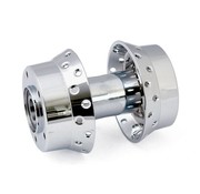 MCS wheel front hub Chrome - Fits:> 00-07 Touring FLH/FLT