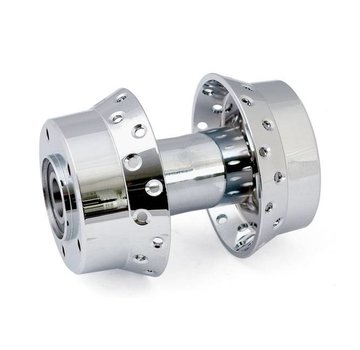 MCS wheel front hub Chrome - Fits:> 00-07 Touring FLH/FLT