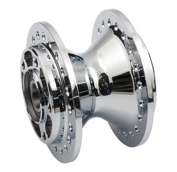 MCS wheel front hub Chrome - Fits:> 08-13 XL (exclude 11-13 XL883L 883R)