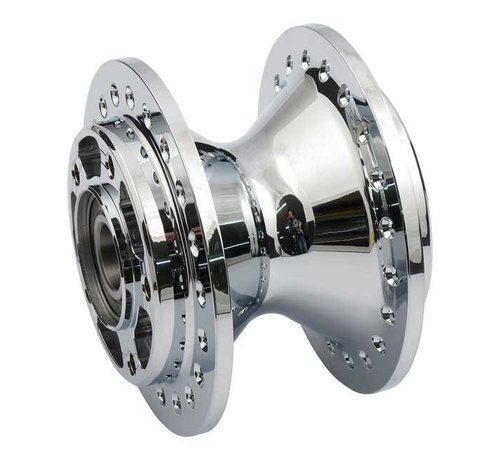 MCS wheel front hub Chrome - Fits:> 08-13 XL (exclude 11-13 XL883L 883R)