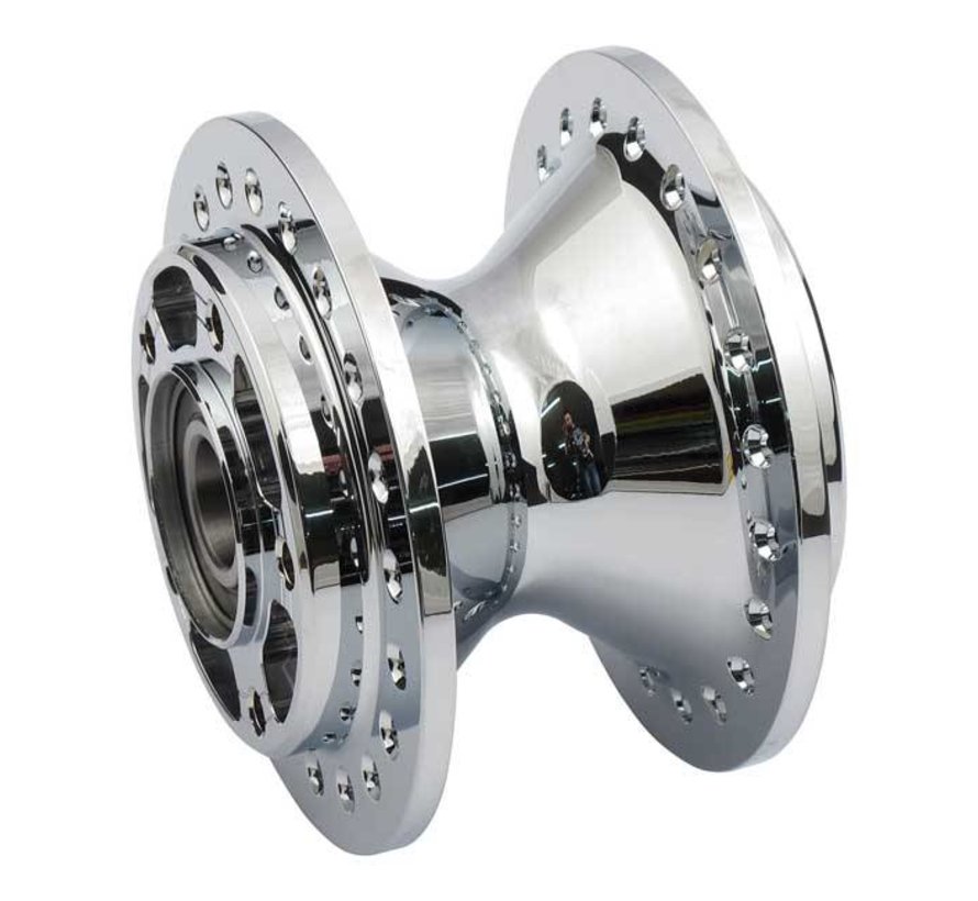 wheel front hub Chrome - Fits:> 08-13 XL (exclude 11-13 XL883L 883R)