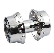 MCS cubo de la rueda delantera cromada - Se adapta a:> 08-11 Touring