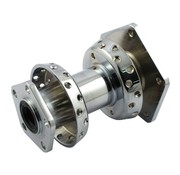 MCS rueda trasera de doble brida del cubo de cromo - Se adapta a:> 86-99 FLT / TOURING