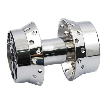 MCS wheel rear hub Chrome - Fits:> 2008 Touring FLH/FLT NON ABS