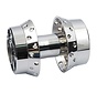 wheel rear hub Chrome - Fits:> 2008 Touring FLH/FLT NON ABS