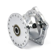 MCS wheel front hub Chrome plated aluminum - Fits:> 74-77 XL ironhead