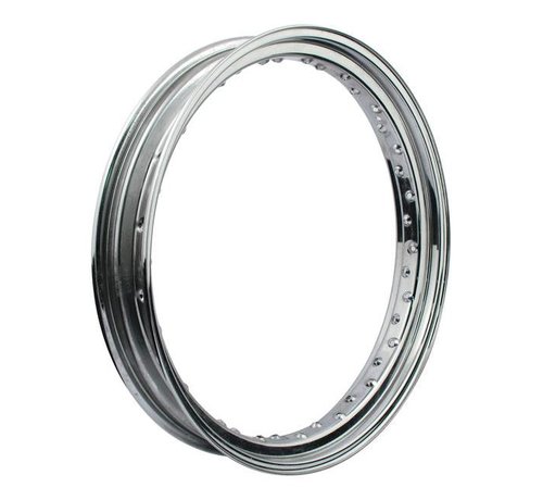 MCS wheel Rim 40 Spoke deep Dropcentre - 3 25 X 21 Inch - Chrome