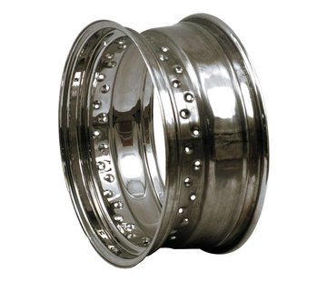 MCS 40 Spoke dropcentre rim - 4,00 X 16 pouces - Chrome