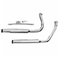 exhaust Chrome muffler pipes Fits: > 70-84 FLH Shovel