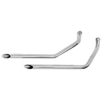 Paughco exhaust Chrome Drag Pipe Fits: > 71-84 Shovel