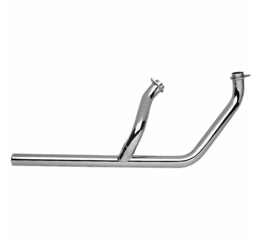 exhaust Chrome 2 into 1 Header Fits: > 70-84 FL Shovel