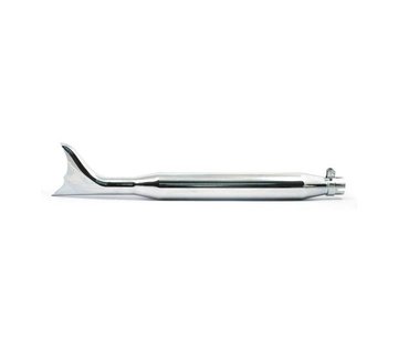 MCS exhaust Fishtail muffler Batwing - universal