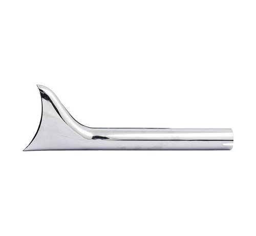 MCS exhaust Fishtail straight pipe - universal