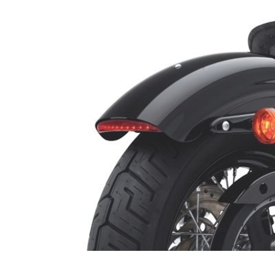 fender chopped edge light features a red lens and a bright led lamp: Fits:> 04-13 XL883N XL1200N XL1200X