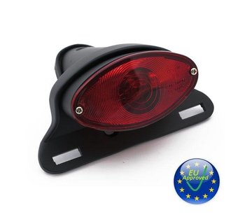 MCS cateye taillight - Convient à: UNIVERSAL - noir