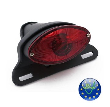 MCS cateye taillight - Convient à: UNIVERSAL - noir